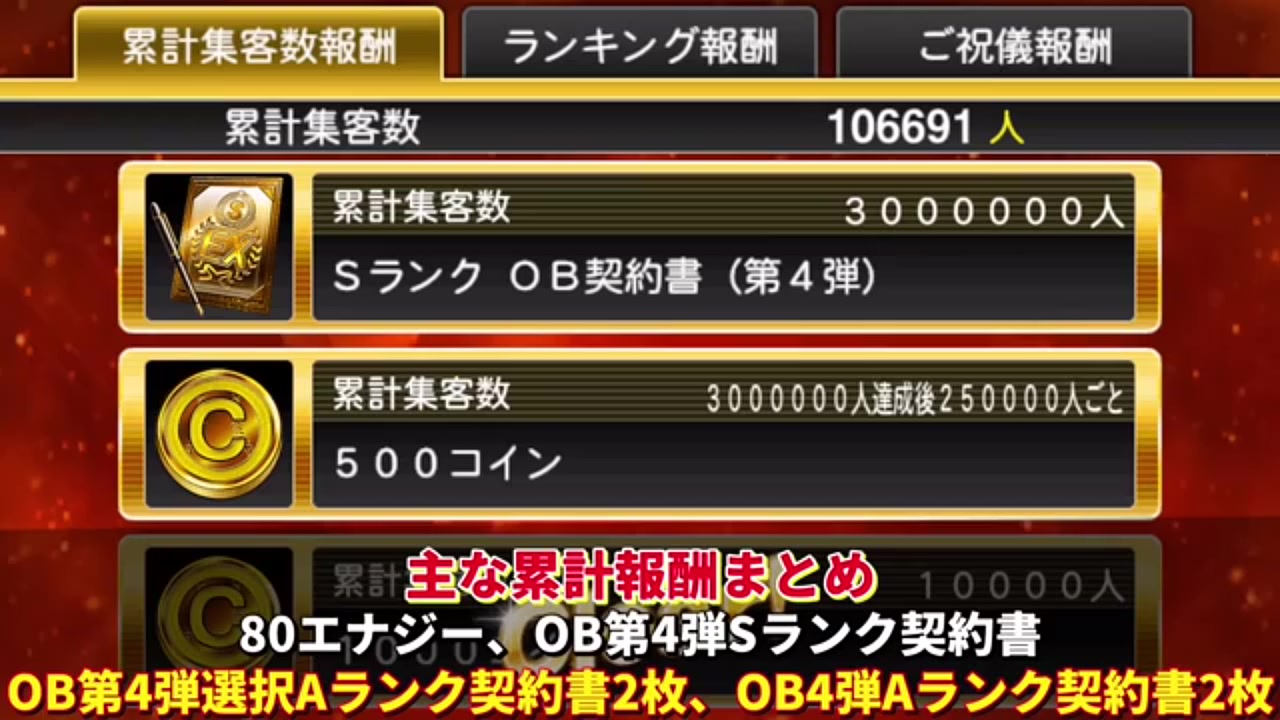プロスピA】熱闘スタジアム完全攻略！OB第4弾ランキングボーダー予想と走り方まとめ-松坂大輔-【プロ野球スピリッツA】 | Echoes Game